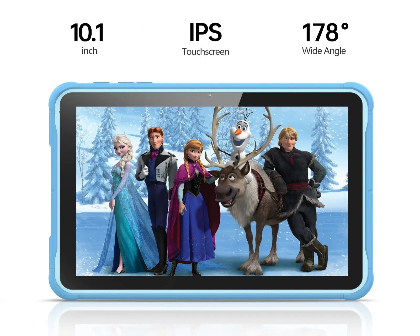 Kinder Tablet 10 Zoll Android 13 Quad-Core Prozessor 2GB RAM 64GB ROM mit Schutzhülle 2