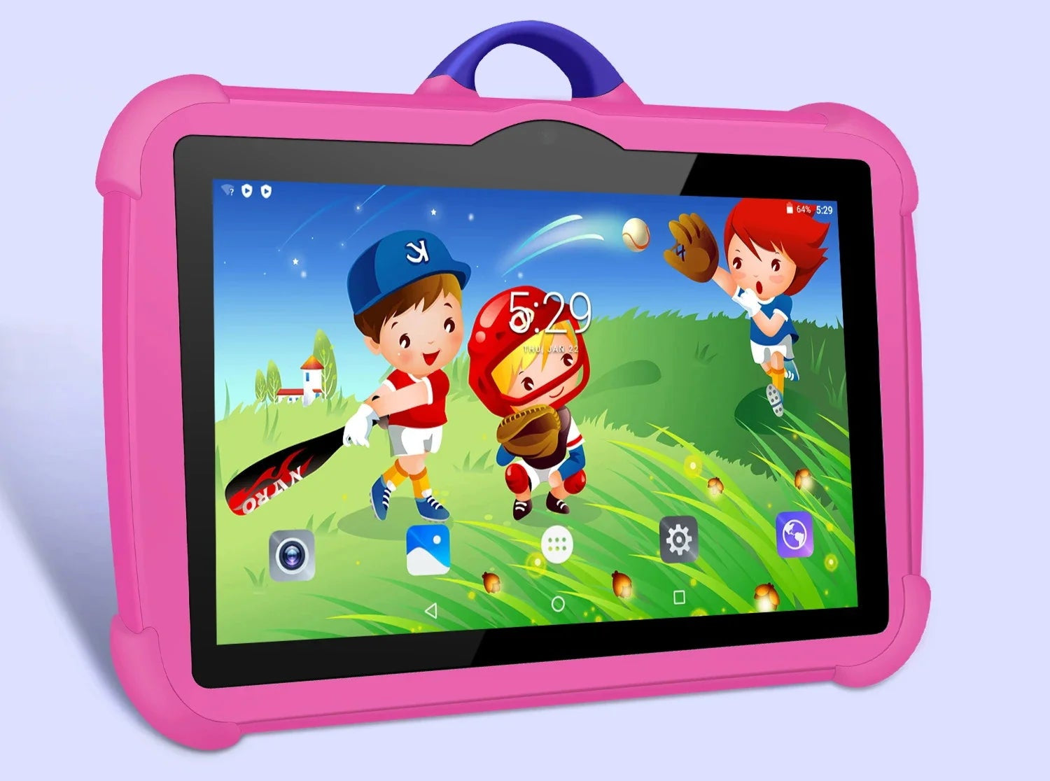 Kinder Tablet 7,0 Zoll Quad-Core 4GB RAM 64GB ROM Cartoon-Muster für Kinder 1