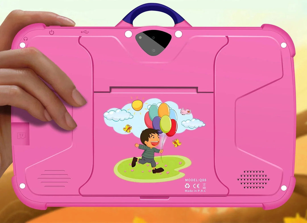 Kinder Tablet 7,0 Zoll Quad-Core 4GB RAM 64GB ROM Cartoon-Muster für Kinder 4