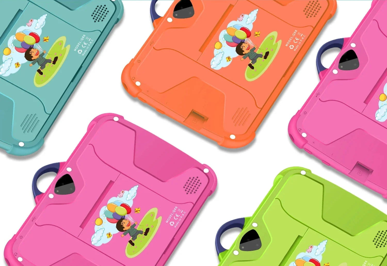 Kinder Tablet 7,0 Zoll Quad-Core 4GB RAM 64GB ROM Cartoon-Muster für Kinder 5