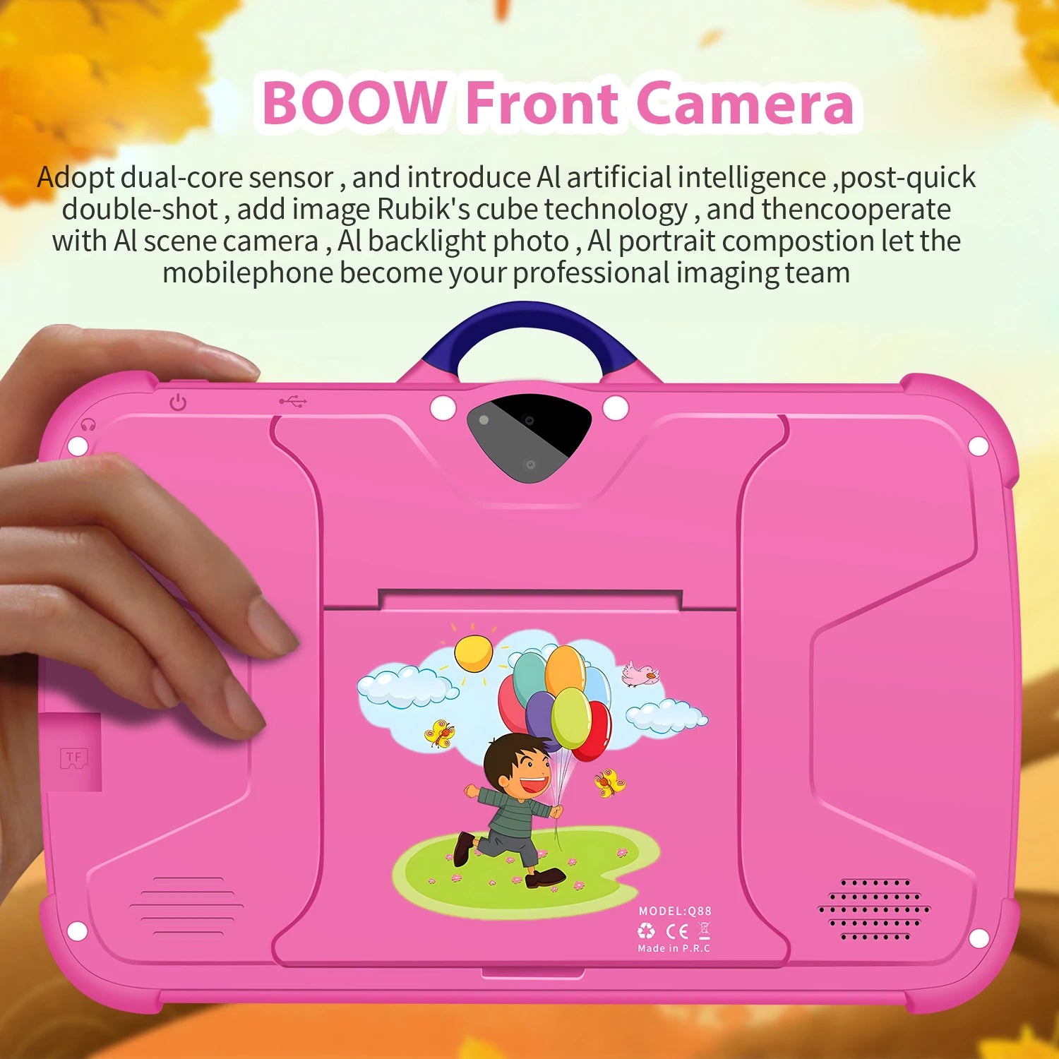 Kinder Tablet 7 Zoll Quad-Core mit 4GB RAM und 64GB ROM für Lernspiele 4