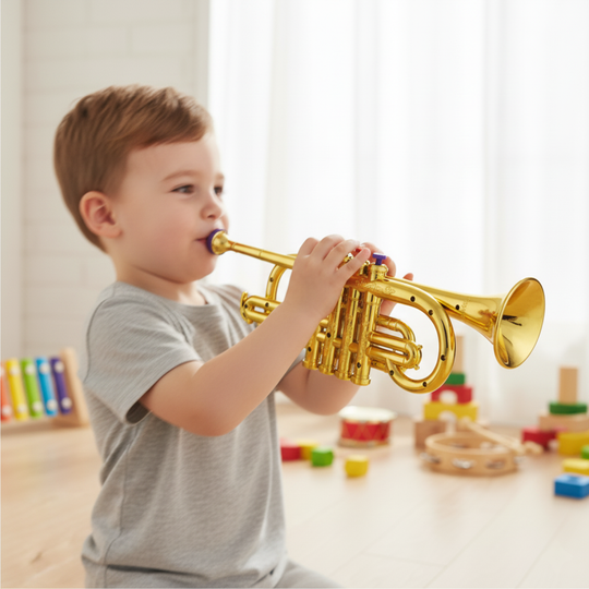 Kinder Trompeten-Spielzeug Lerninstrument Musikalisches Spielzeug für Kreatives Spielen 1