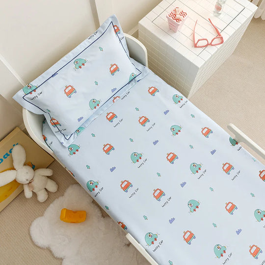 Kinderbettwäsche-Set mit Hasenmuster Atmungsaktiv und Pflegeleicht 2