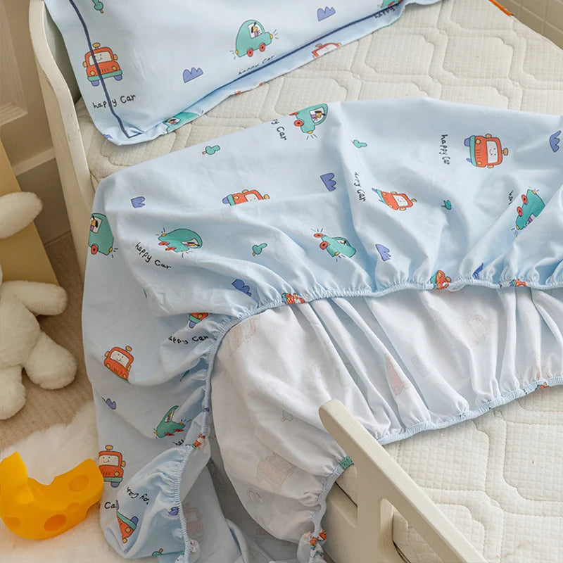 Kinderbettwäsche-Set mit Hasenmuster Atmungsaktiv und Pflegeleicht 3