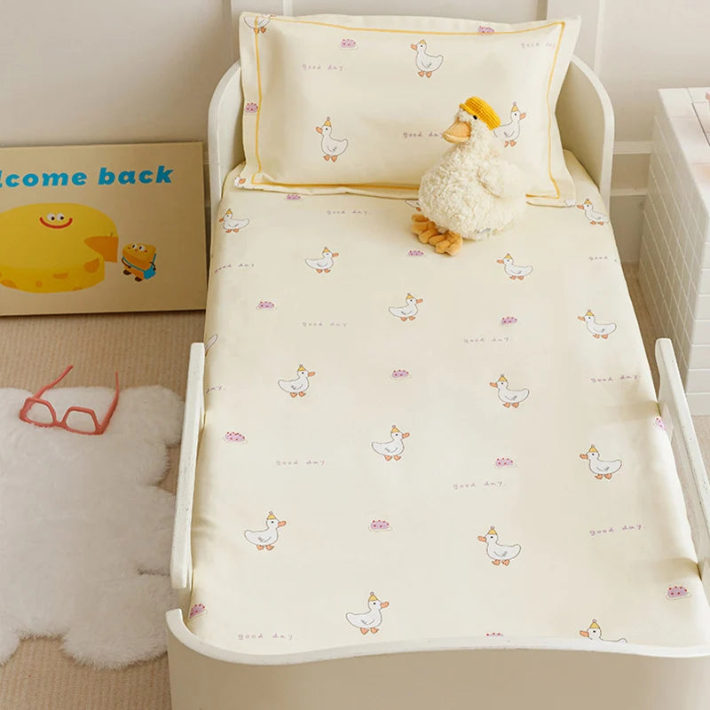 Kinderbettwäsche-Set mit Hasenmuster Atmungsaktiv und Pflegeleicht 9