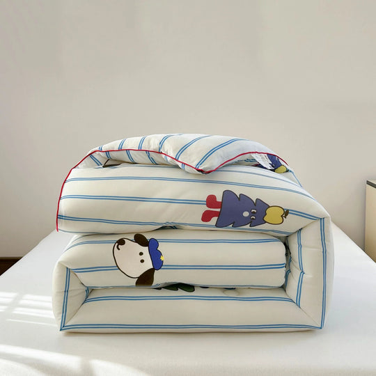 Kinderbettwäsche-Set mit Tiermotiven und gesteppter Decke 8