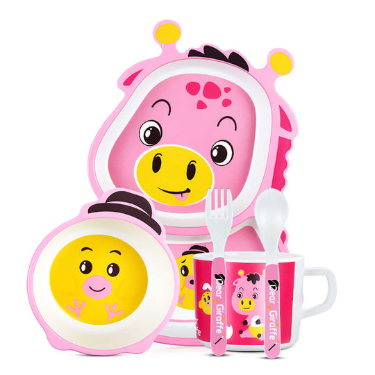 Kindergeschirrset Mit Niedlichem Design - Teller Und Schalen Für Kinder 10