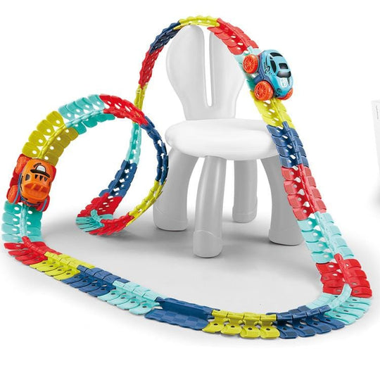 Kinderspielzeug Magnetischer Auto-Spielparcours Fördert Kreativität und Fantasie 2