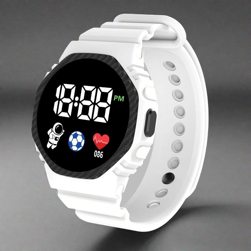 Kinderuhr Sportlich für Abenteuerlustige mit LED-Display und Wasserdichtem Design 3