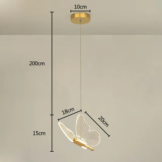 Kinderzimmer Lampe LED Schmetterling Design 0