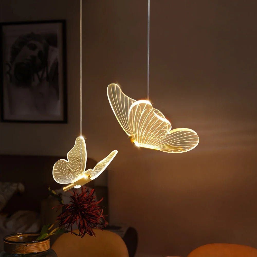 Kinderzimmer Lampe LED Schmetterling Design 1