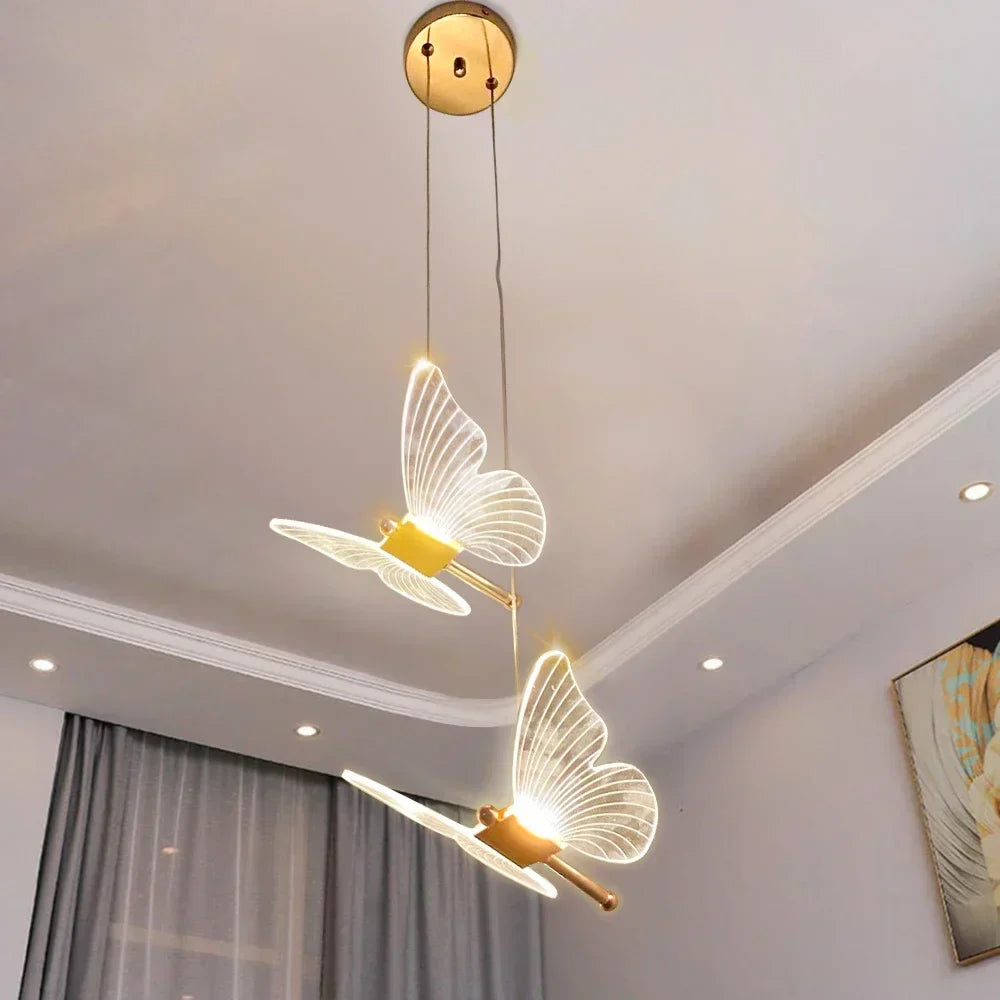 Kinderzimmer Lampe LED Schmetterling Design 5