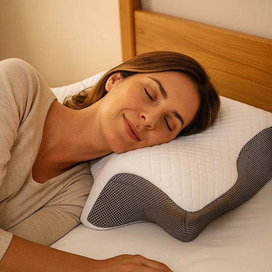 Kissen für erholsamen Schlaf ergonomisch geformt 3
