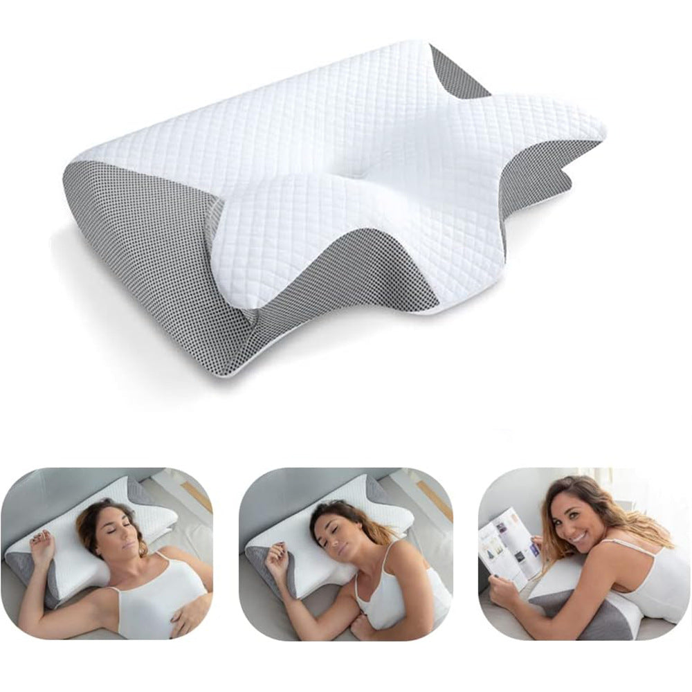 Kissen für erholsamen Schlaf ergonomisch geformt 7
