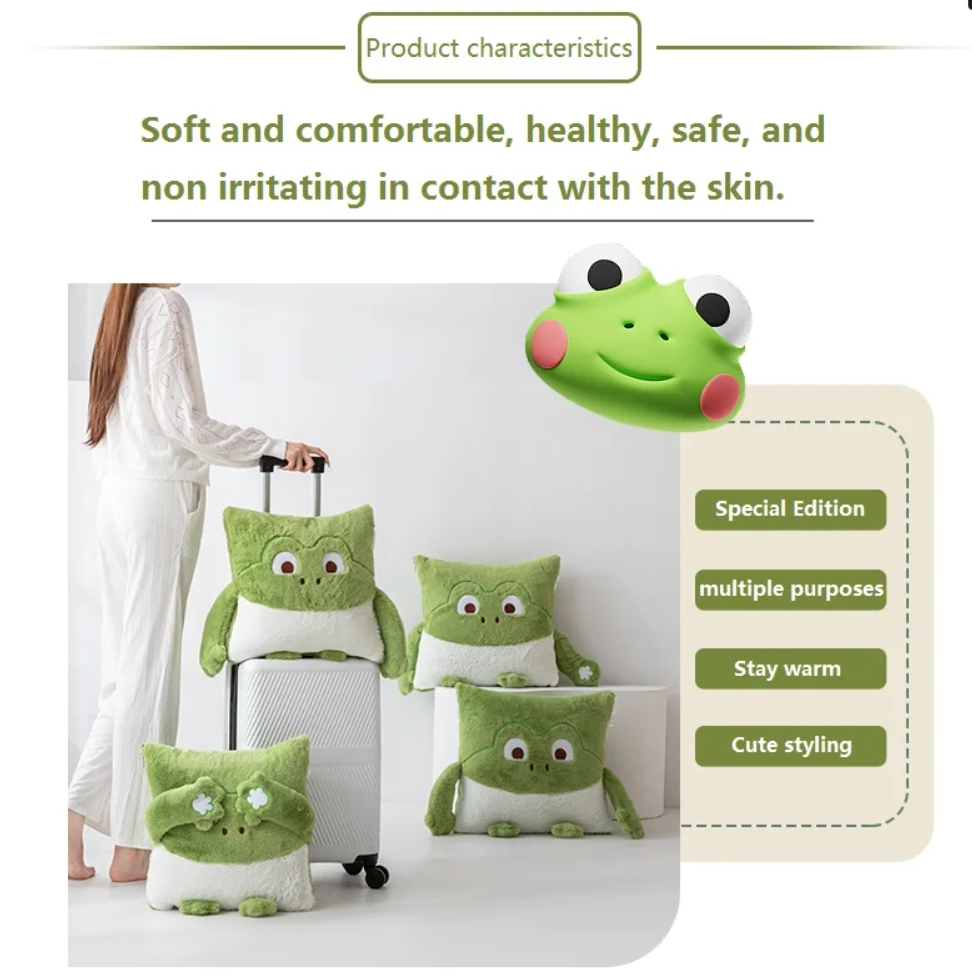 Kissen und Decke Set Mini Monster für Kinder - Verwandlungsdesign für Kuschelecken und Spielbereiche 5