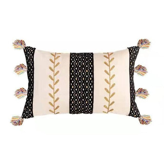 Kissenbezug 40x40 Boho-Stil mit Fransen für Wohn- und Schlafzimmer 10