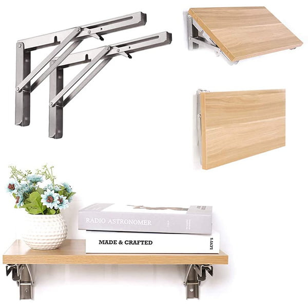 Klapphalterung für Tisch 2er Set Praktische Wandmontage 4