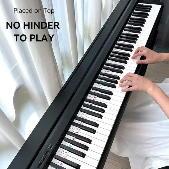 Klavier Lernhilfe Abnehmbare Notenetiketten für 88-Tasten Klaviere 5