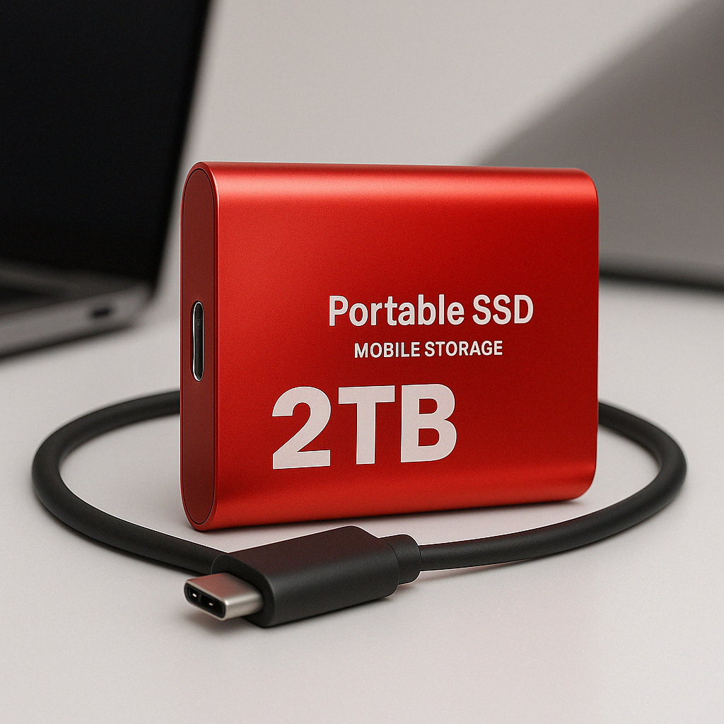 Kompakte SSD-Festplatte, Hochgeschwindigkeitsspeicher, USB-C 1050 MB/s 2