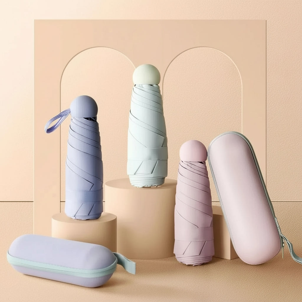 Kompakter Regenschirm für Damen und Herren – Stilvoll und praktisch 5