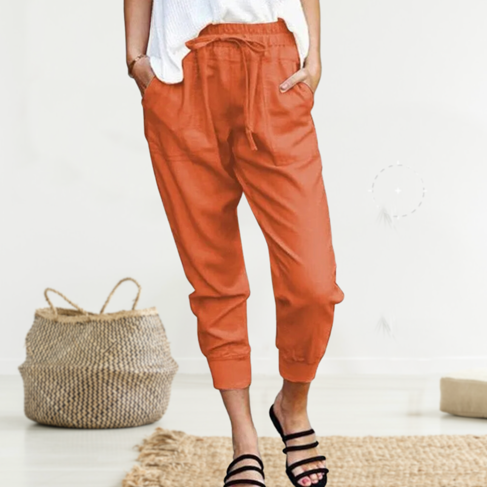 Variant image for Herren Leinenhose Lässig Stilvoll Bequemer Schnitt Hochwertiges Material-22