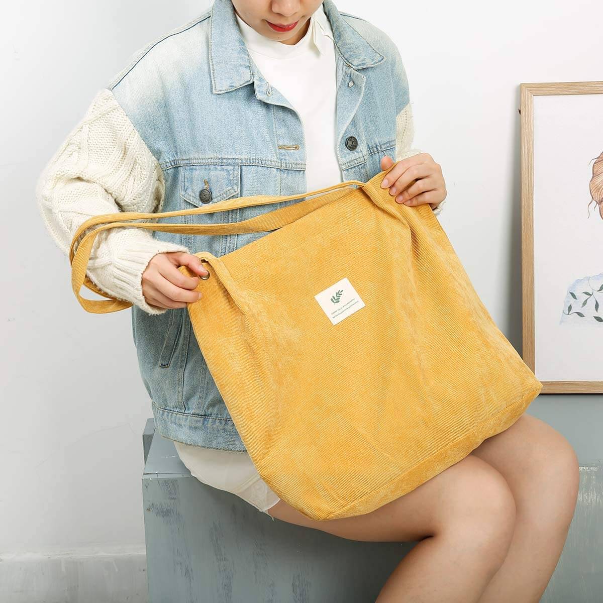 Kord-Tote-Tasche