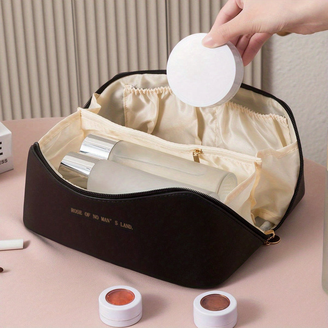 Kosmetiktasche Damen Make-up Organizer für Reisen, Kulturbeutel mit Reißverschluss, Praktische Kulturtasche 3