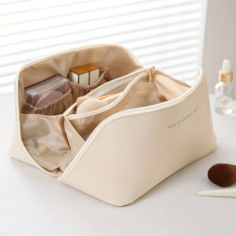 Kosmetiktasche Damen Make-up Organizer für Reisen, Kulturbeutel mit Reißverschluss, Praktische Kulturtasche 9