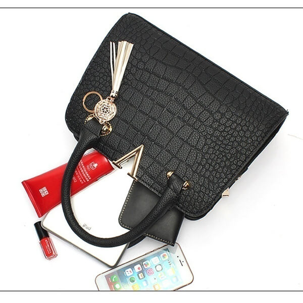 Krokodilledertasche