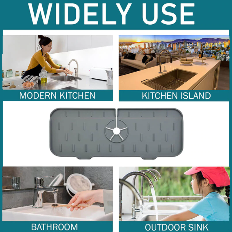 Küchen Tropfsammelplatte für Wasserhahn Flexibel und Praktisch 3