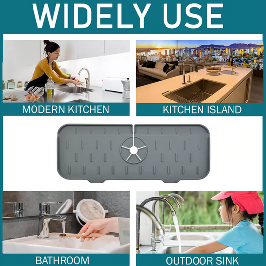 Küchen Tropfsammelplatte für Wasserhahn Flexibel und Praktisch 3