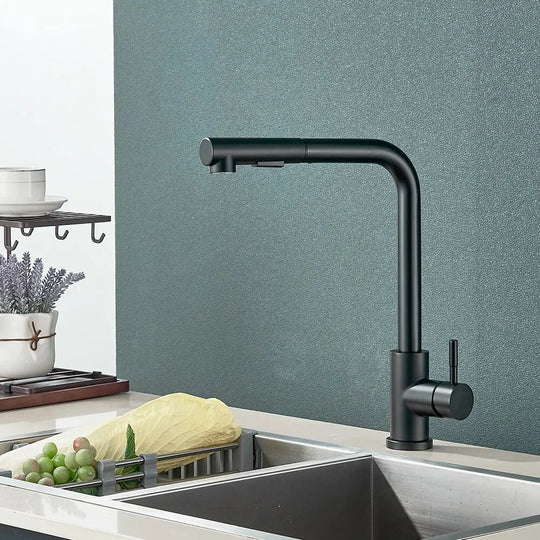 Küchenarmatur mit ausziehbarem Kopf und 2 Wassermodi 3