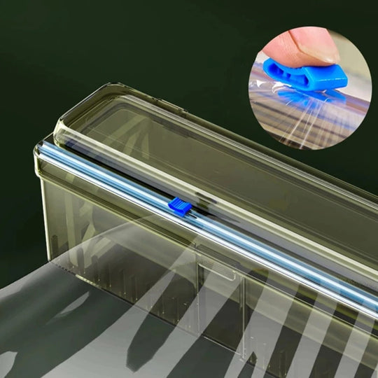 Küchenhelfer EasyWrap Transparent Verpackungsgerät mit Präzisem Schneidmechanismus 2