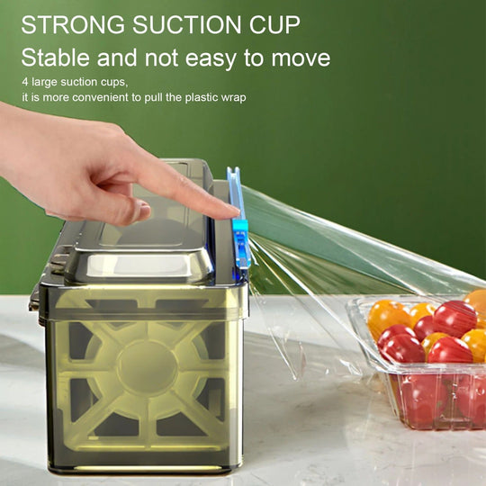 Küchenhelfer EasyWrap Transparent Verpackungsgerät mit Präzisem Schneidmechanismus 5