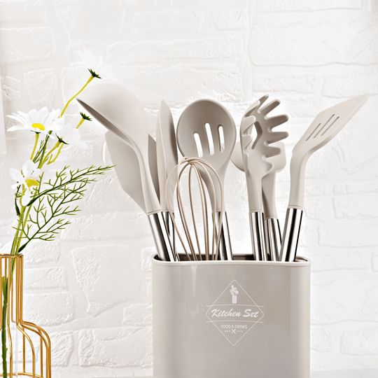 Küchenhelfer Set 12-teilig für Hobby- und Profiköche mit Stil und Funktionalität 0