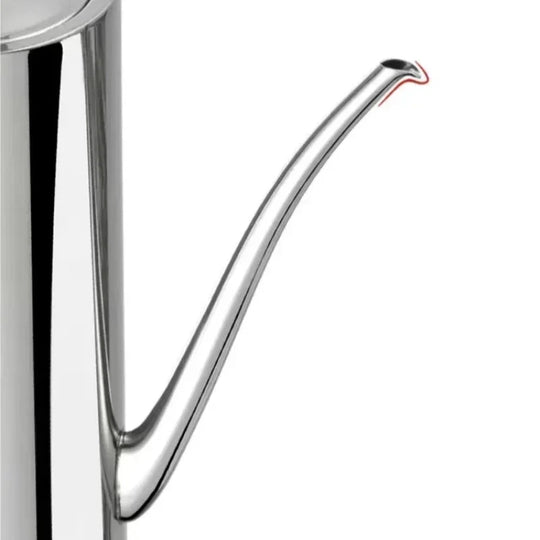 Küchenölkanne aus Edelstahl mit Auslaufschutz und ergonomischem Griff 500/700 ml 4