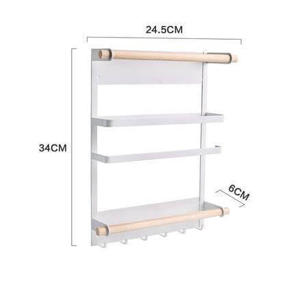 Küchenregal Organizer Magnetisch Modern für Utensilien und Gewürze 0
