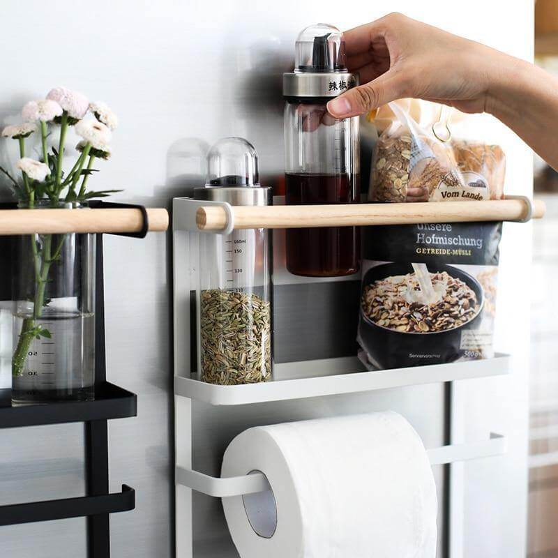 Küchenregal Organizer Magnetisch Modern für Utensilien und Gewürze 4