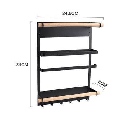Küchenregal Organizer Magnetisch Modern für Utensilien und Gewürze 7