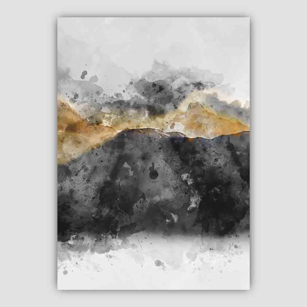 Kunstdruck Aquarell Berge Nr. 3 – Abstraktes Kunstwerk für Ihre Inneneinrichtung 3