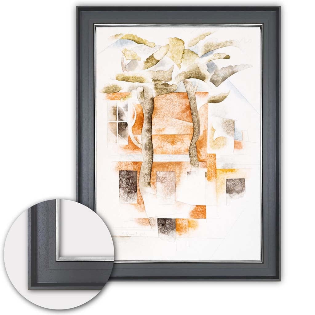 Kunstdruck Charles Demuth - Moderne Kunst Bilder - Bermuda mit Bäumen und Häusern 5