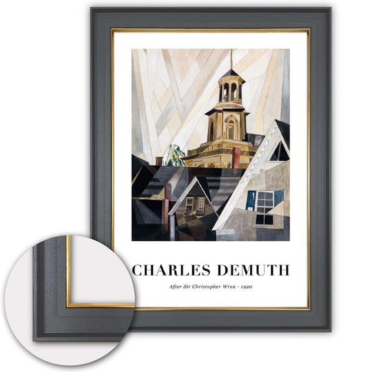 Kunstdruck Charles Demuth im Stil von Christopher Wren – Kunstwerk für Zuhause 6