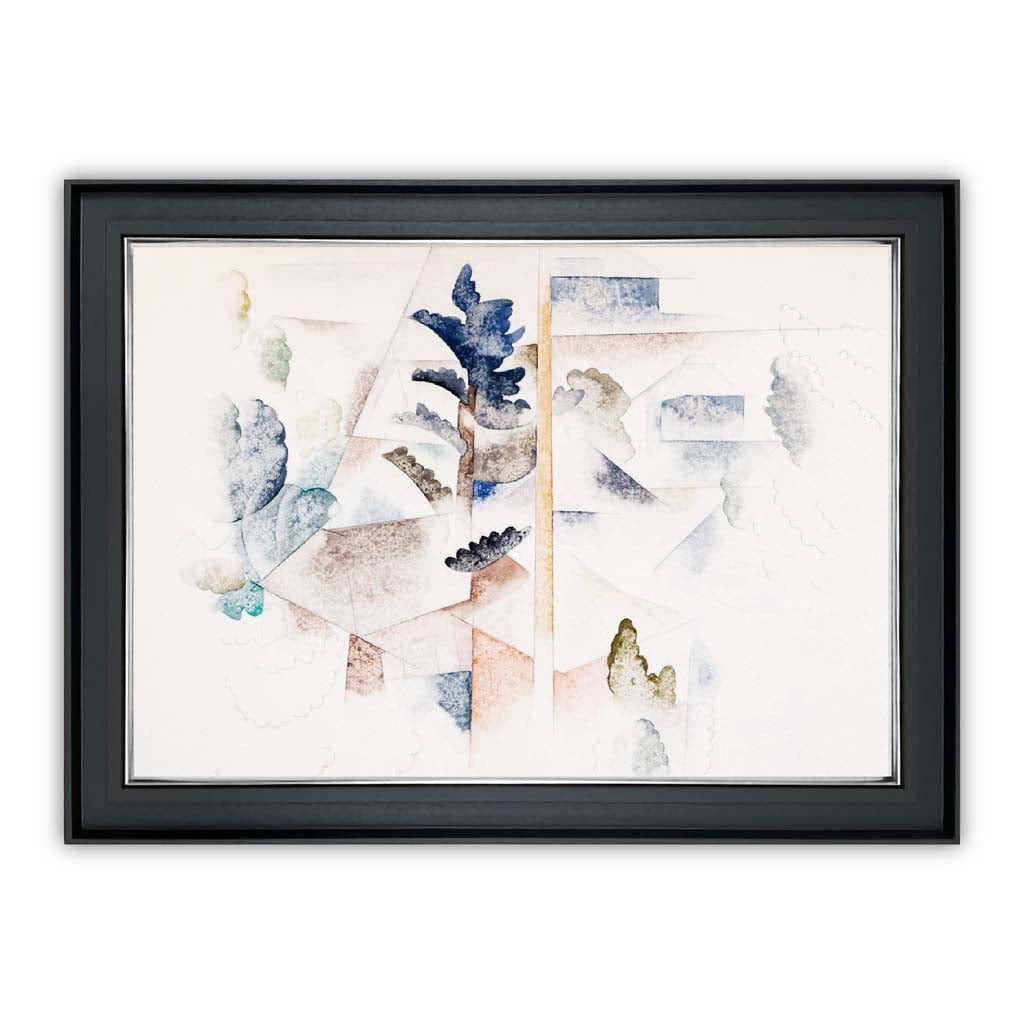 Kunstdrucke Charles Demuth Bermuda Bäume Architektur auf Leinwand kaufen 2