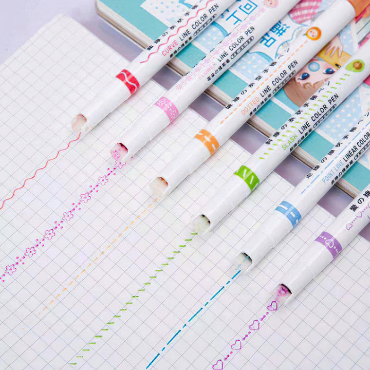 Künstlerischer Doppelspitzenmarker für Kreative Designs 1