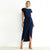 Kurzärmeliges Maxikleid