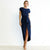 Kurzärmeliges Maxikleid