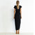 Kurzärmeliges Maxikleid