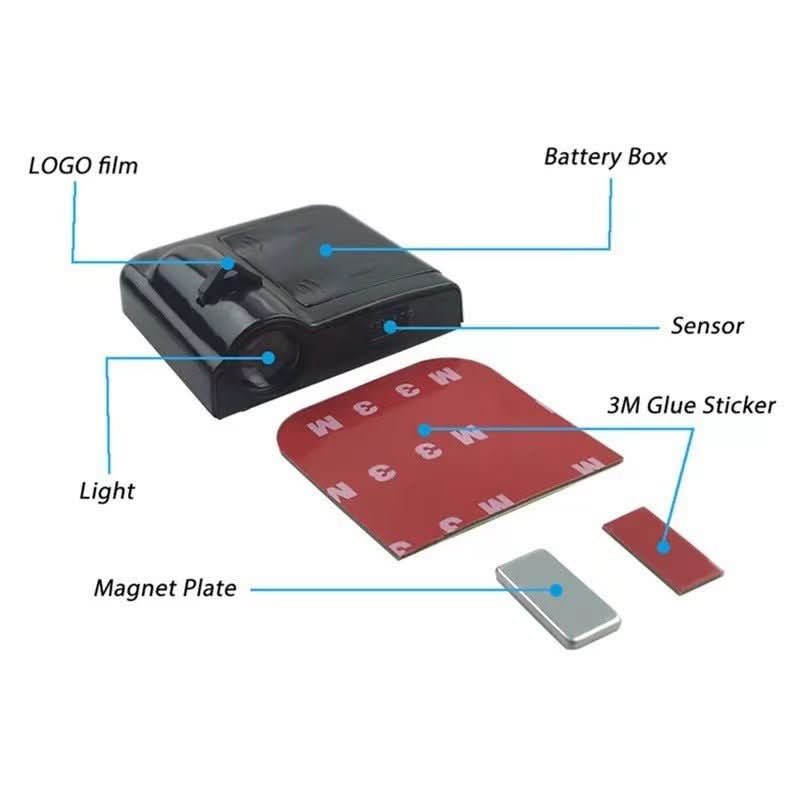 LED-Autotürprojektor mit Individuellem Logo für Fahrzeuge 6