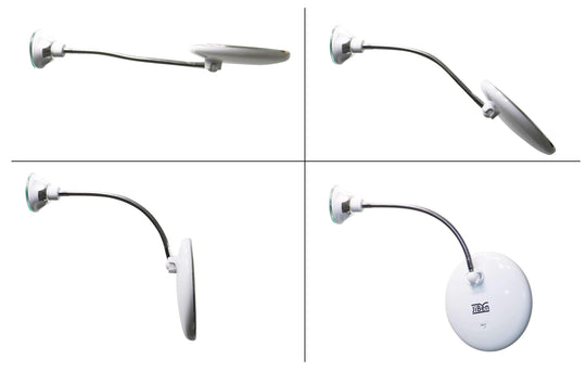 LED-Vergrößerungsspiegel mit Schwanenhals für präzises Make-up 4