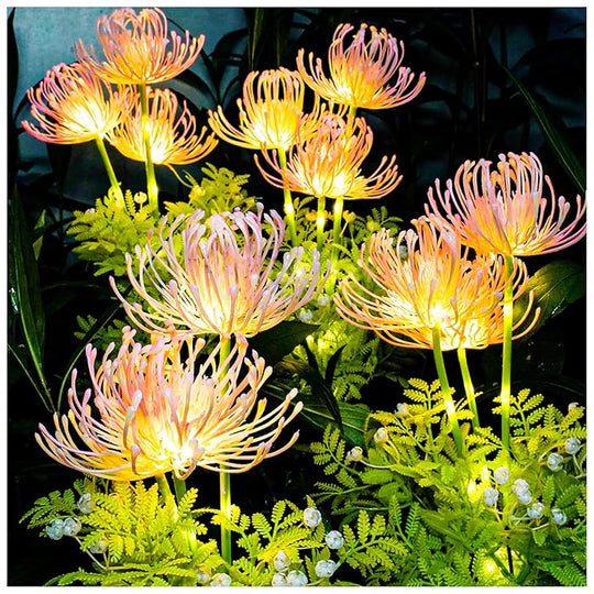 LED Außenleuchte für Garten und Terrasse mit Blumenmuster 4